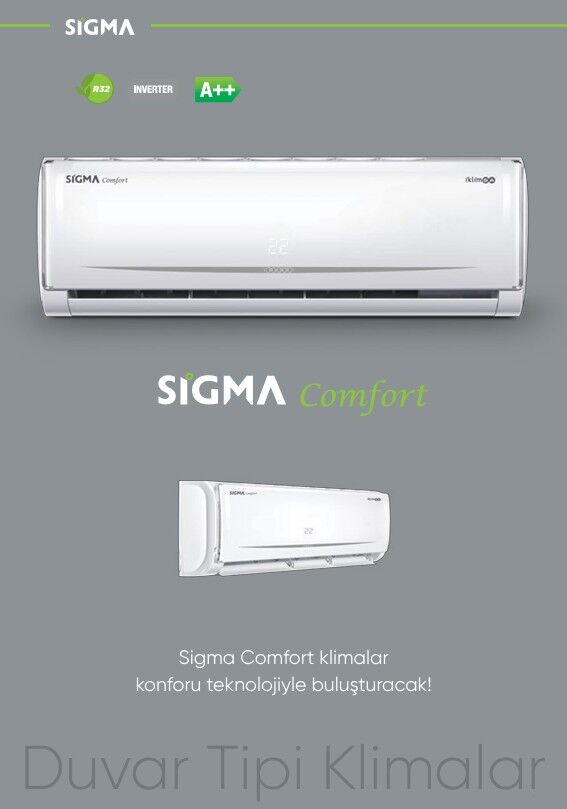 Sigma Comfort SGM12INVDHD1 12 BTU A++ Inverter Klima