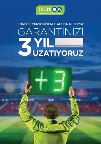 +3 Yıl Klima Garanti Uzatma 12-24 Ay-Kırmızı Belge