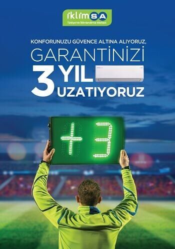 +3 Yıl Klima Garanti Uzatma 6-12 Ay-Sarı Belge
