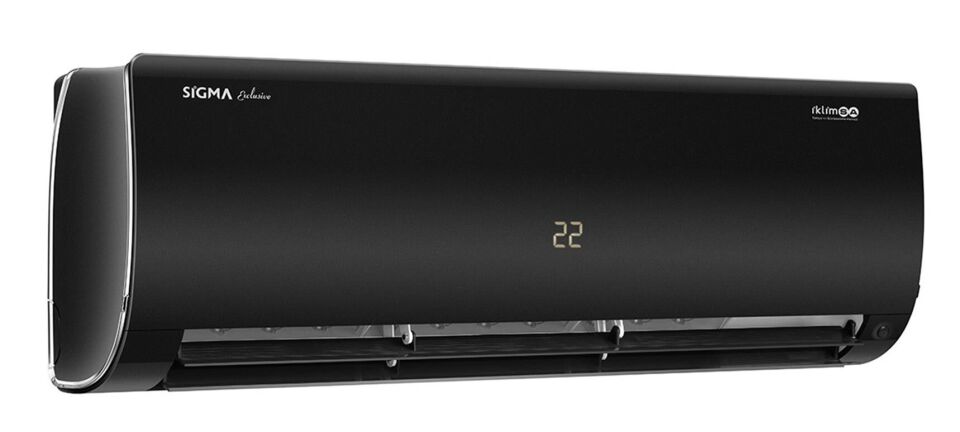Sigma SGM12INVDHG Exclusive A+++ 12 BTU Inverter Klima-SİYAH/BEYAZ