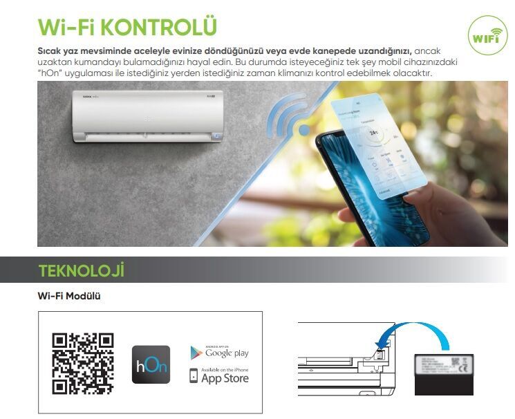 Sigma SGM18İNVDHG R32 EXC İNVERTER 18 BTU Klima