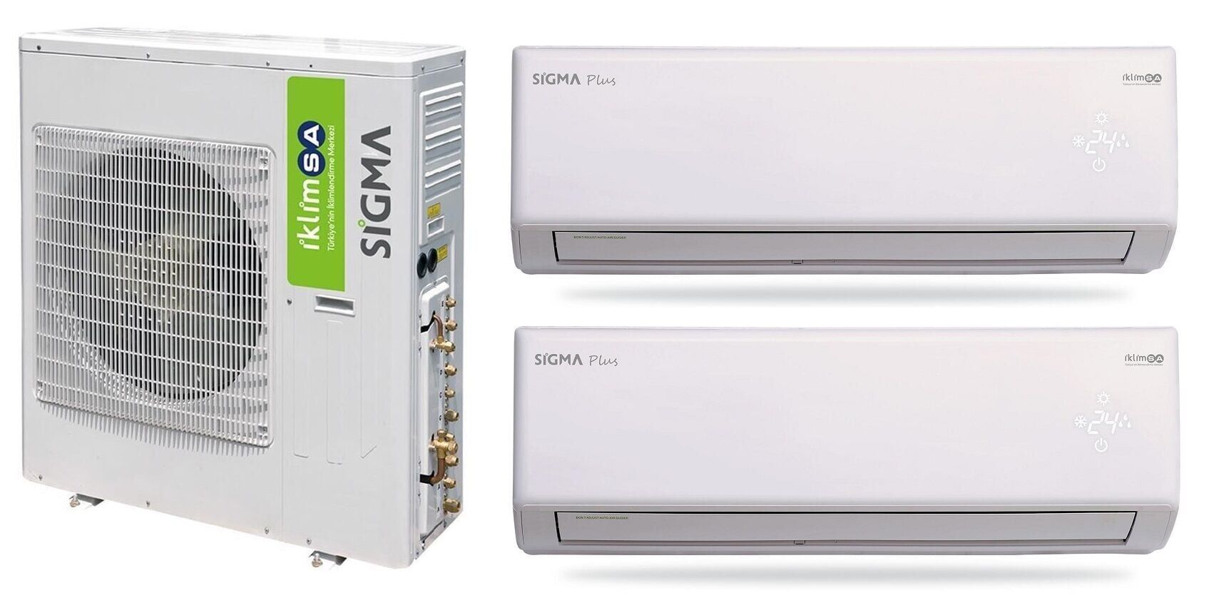 Sigma Multi Inverter Dış Ünite 14.000 BTU + 9 BTU İÇ ÜNİTE + 7 BTU İÇ ÜNİTE KOMBİNASYONU